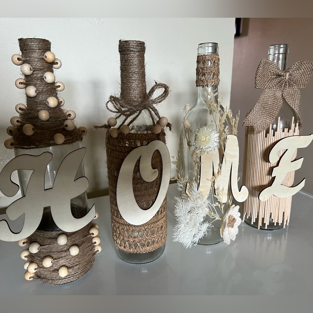 Wine bottle HOME decor
